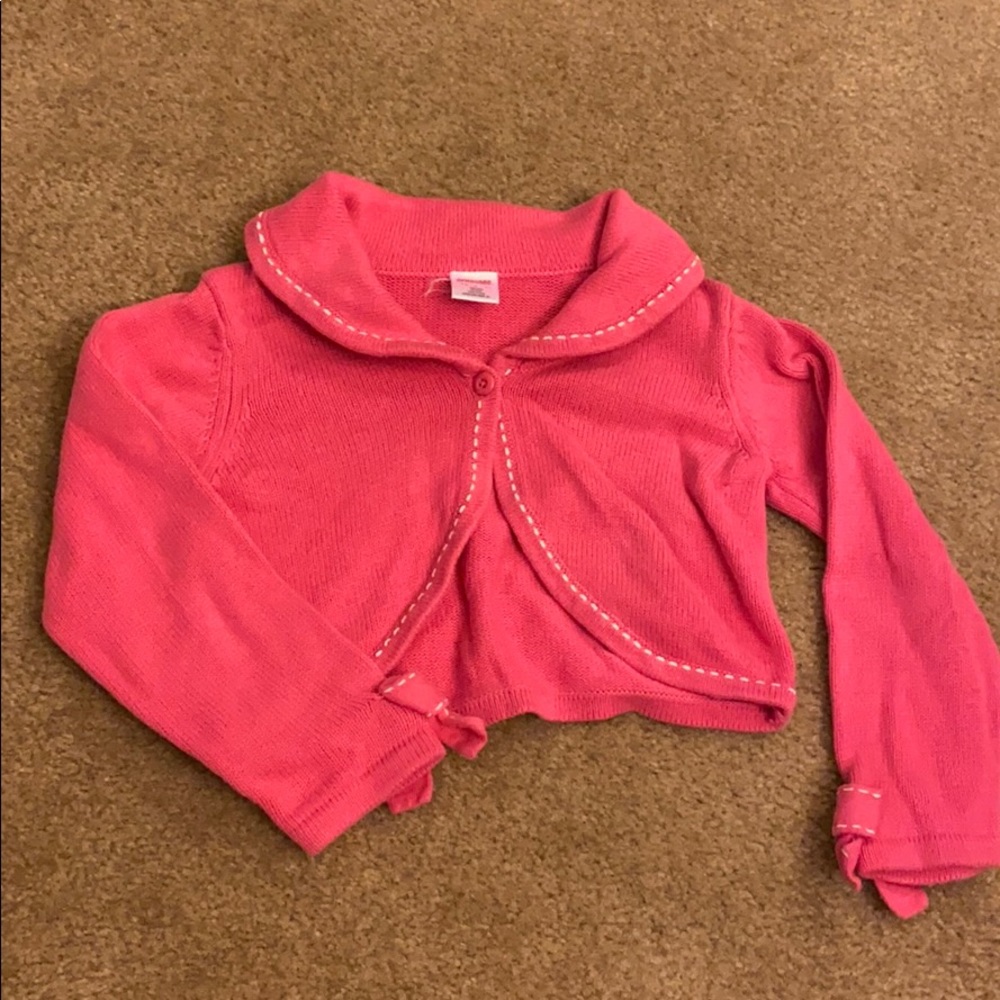 gymboree pink cardigan size 3/4